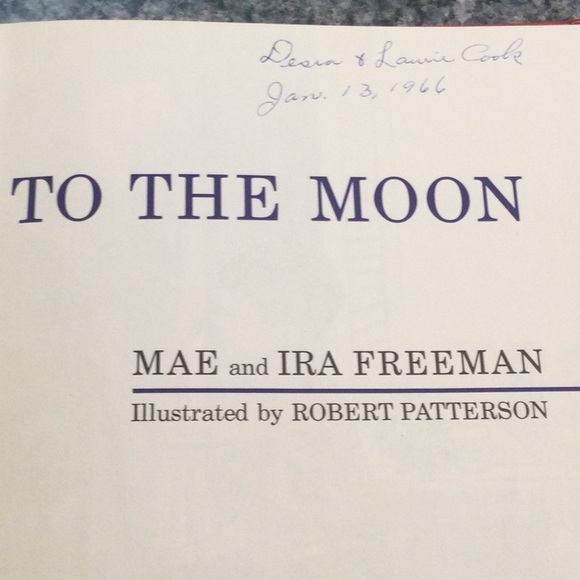 Vintage childrens book, You Will Go to the Moon by mae and Ira Freeman 1959 - Picture 4 of 9